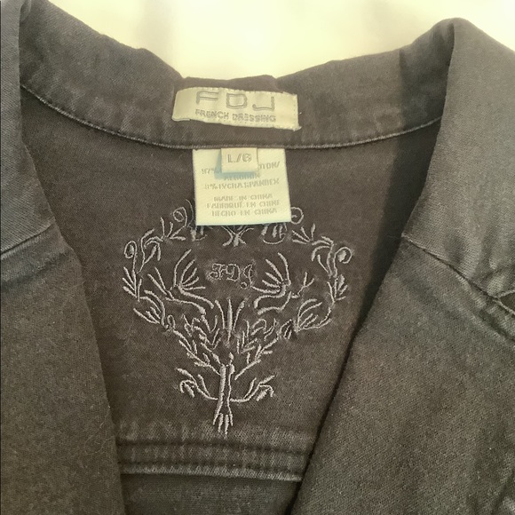 Black Jean Jacket - Picture 3 of 4